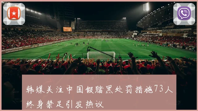 韩媒关注中国假赌黑处罚措施73人终身禁足引发热议